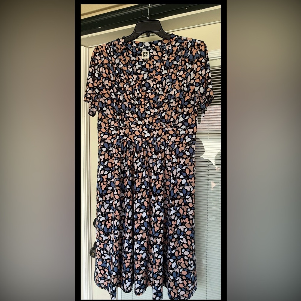 Anne Klein Floral Midi Dress